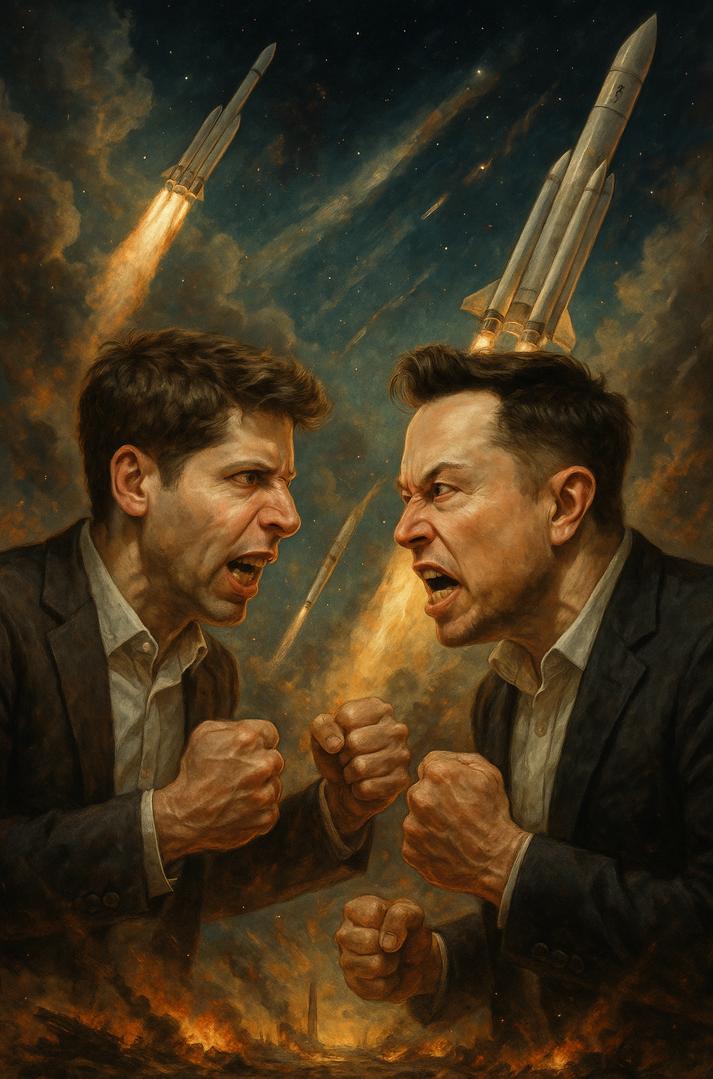 샘 올트먼, 머스크의 SpaceX에 도전장…로켓 회사 인수 검토 보도에 우주 관련주 급등