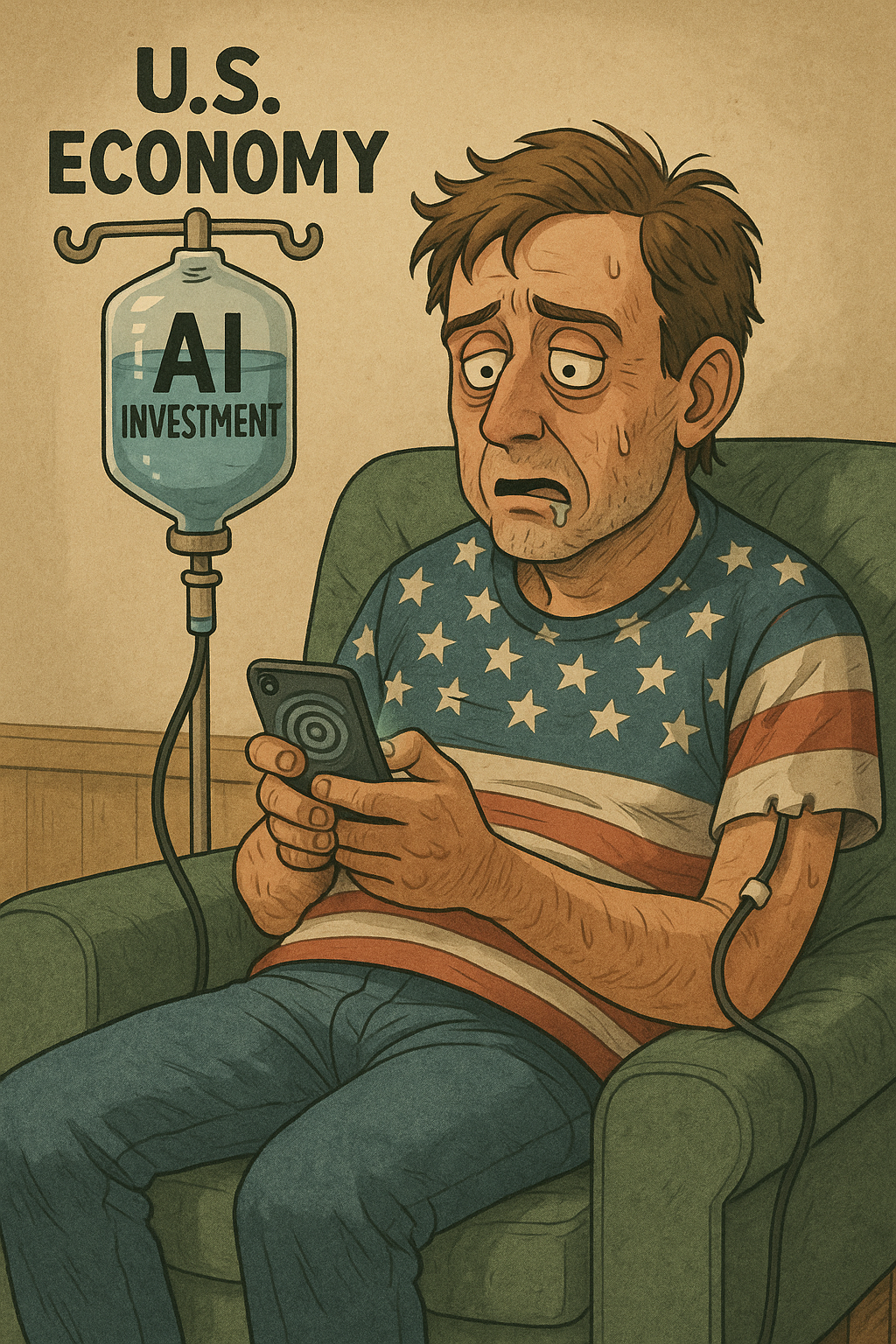 AI 투자에 중독된 미국 경제: 과잉투자의 위험과 경기침체 리스크